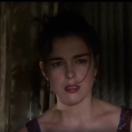 Scene in The Sixth Sense. Anna Crowe is making a confused expression to Vincent, shown offscreen.